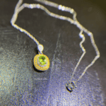 "Peridot Necklace" Natural Peridot in Sterling Silver