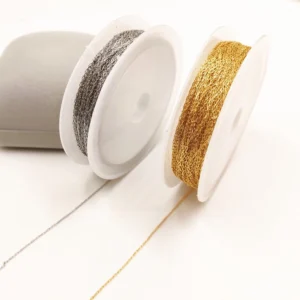 Beading Chains in Stainless Steel / Gold Plated - Knot-Free, Perfect for Station Necklaces