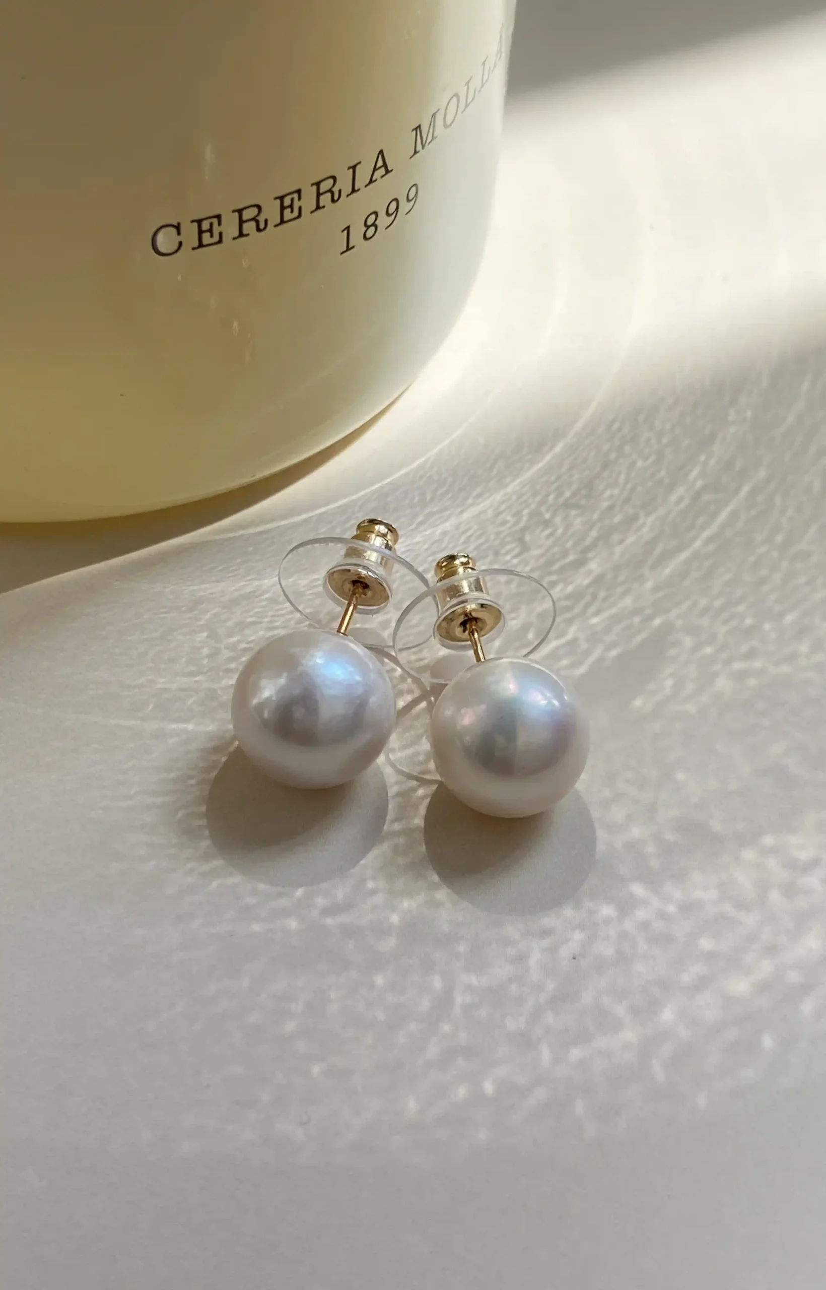 Big Pearl Earrings Real Freshwater Pearls 10~12mm raffiepearls23