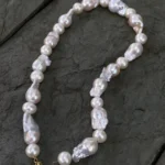 Baroque Pearl Necklace – Freshwater Pearls, Customizable Length - raffiepearls21