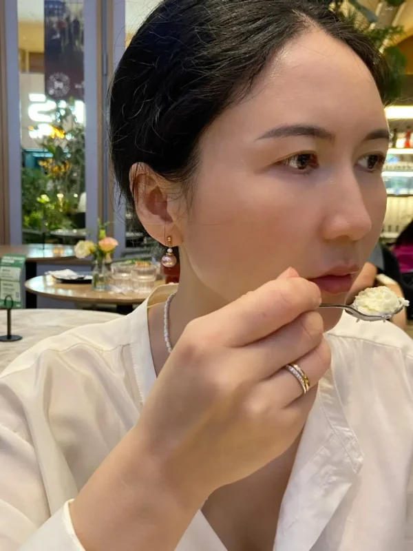 Pearl Earrings Drop – Naturally Colored Pearls in Tarnish-Free Gold Earrings - raffiepearls11
