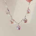 Pearl Star Bracelet with Pink or Silver Freshwater Pearls – Stainless Steel Magnetic Jewelry – raffiepearls20