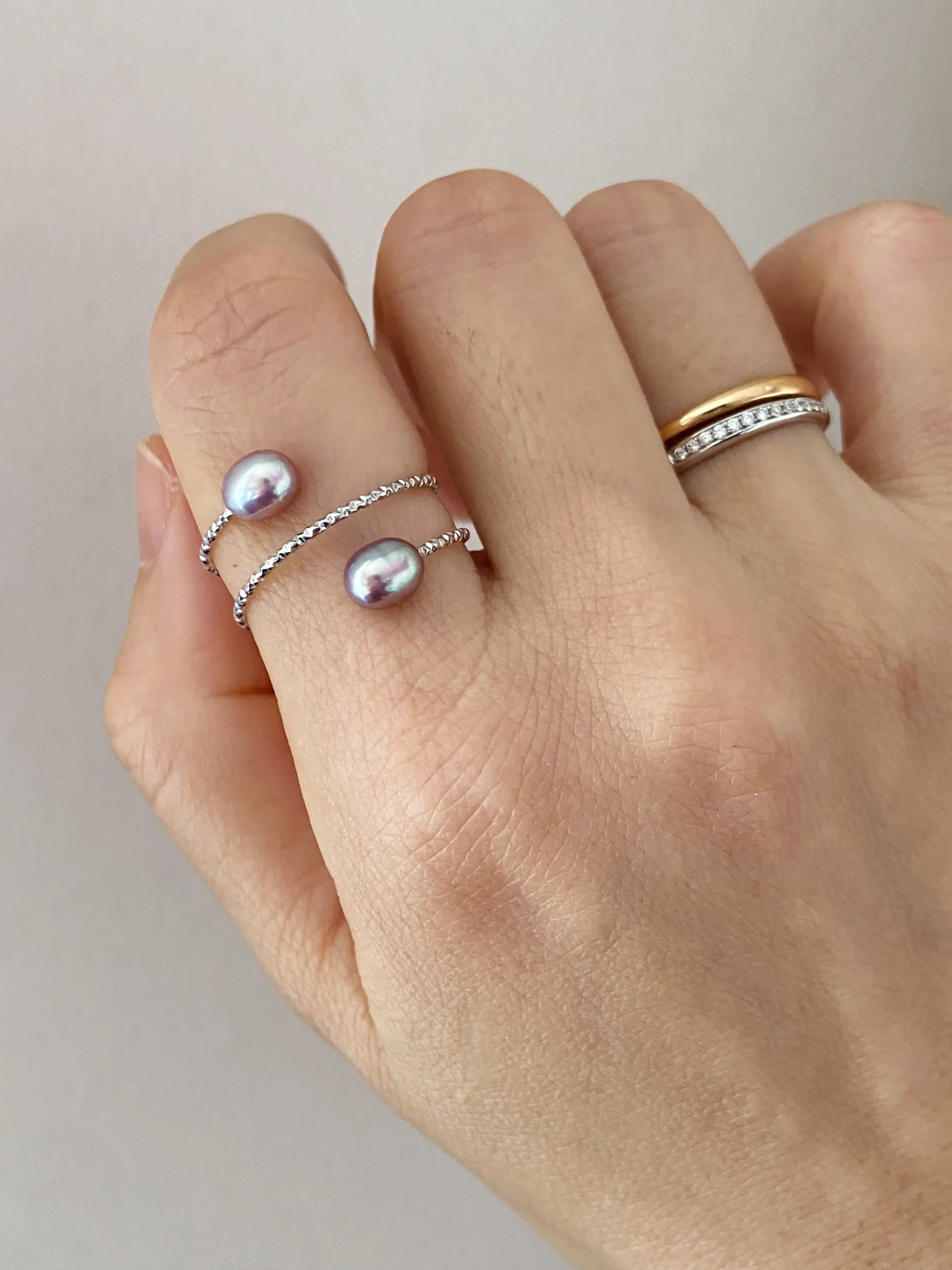Dainty Pearl Ring | Tarnish Free Rings in Gold & Silver