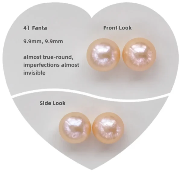 Purple Pearl Earrings – Natural 10mm Pearl Earrings in Sterling Silver - raffiepearls49