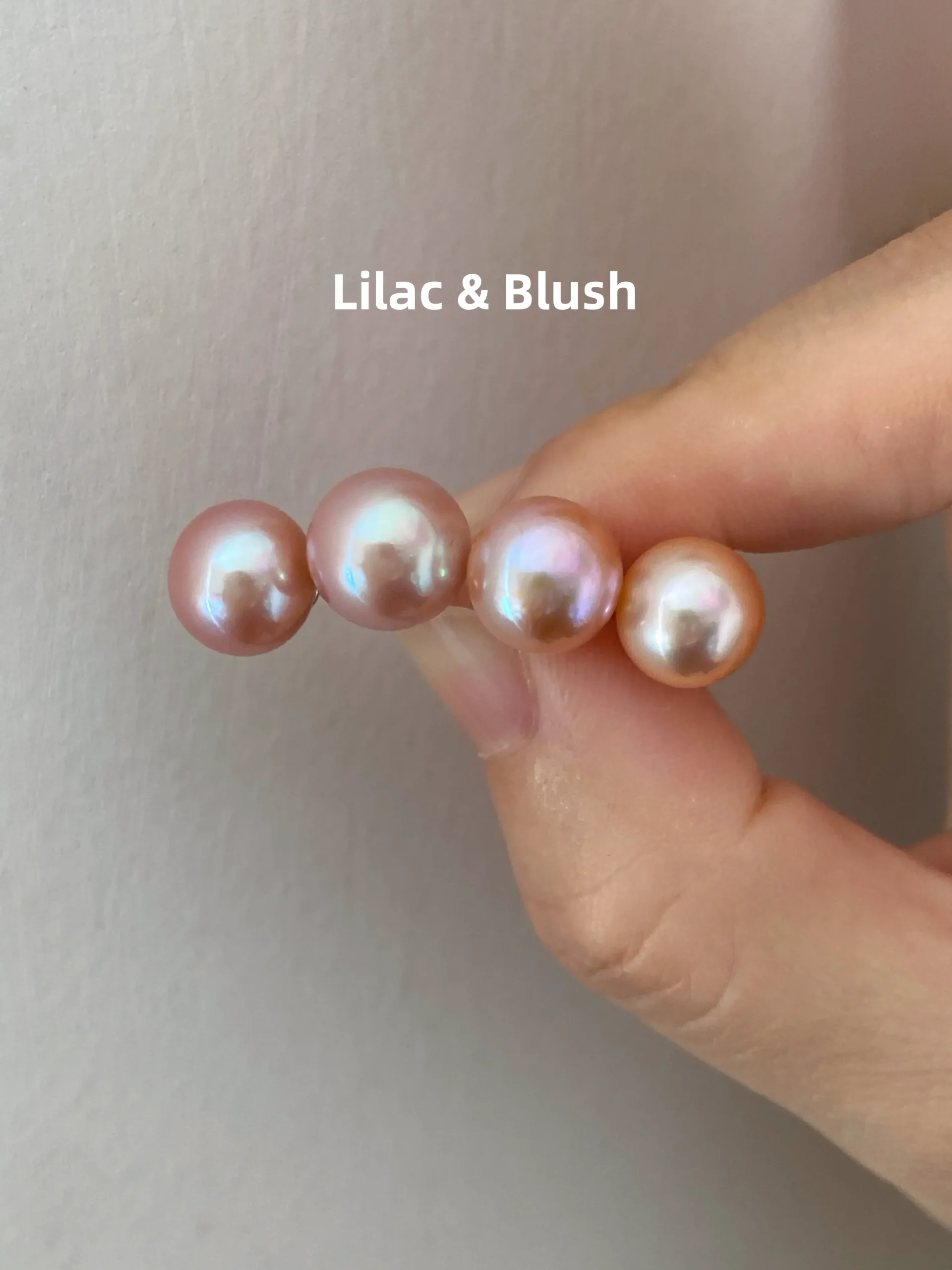 Purple Pearl Earrings – Natural 10mm Pearl Earrings in Sterling Silver
