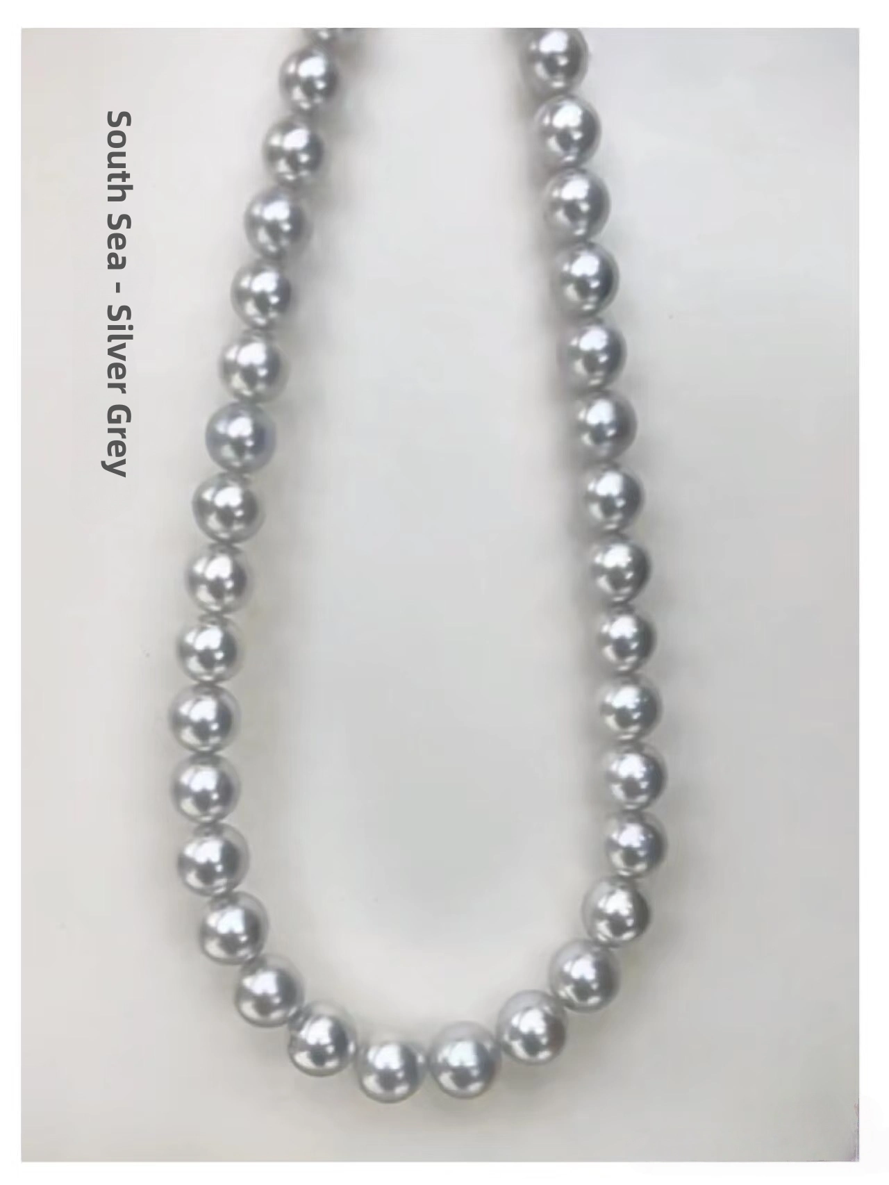 South Sea pearls in silver