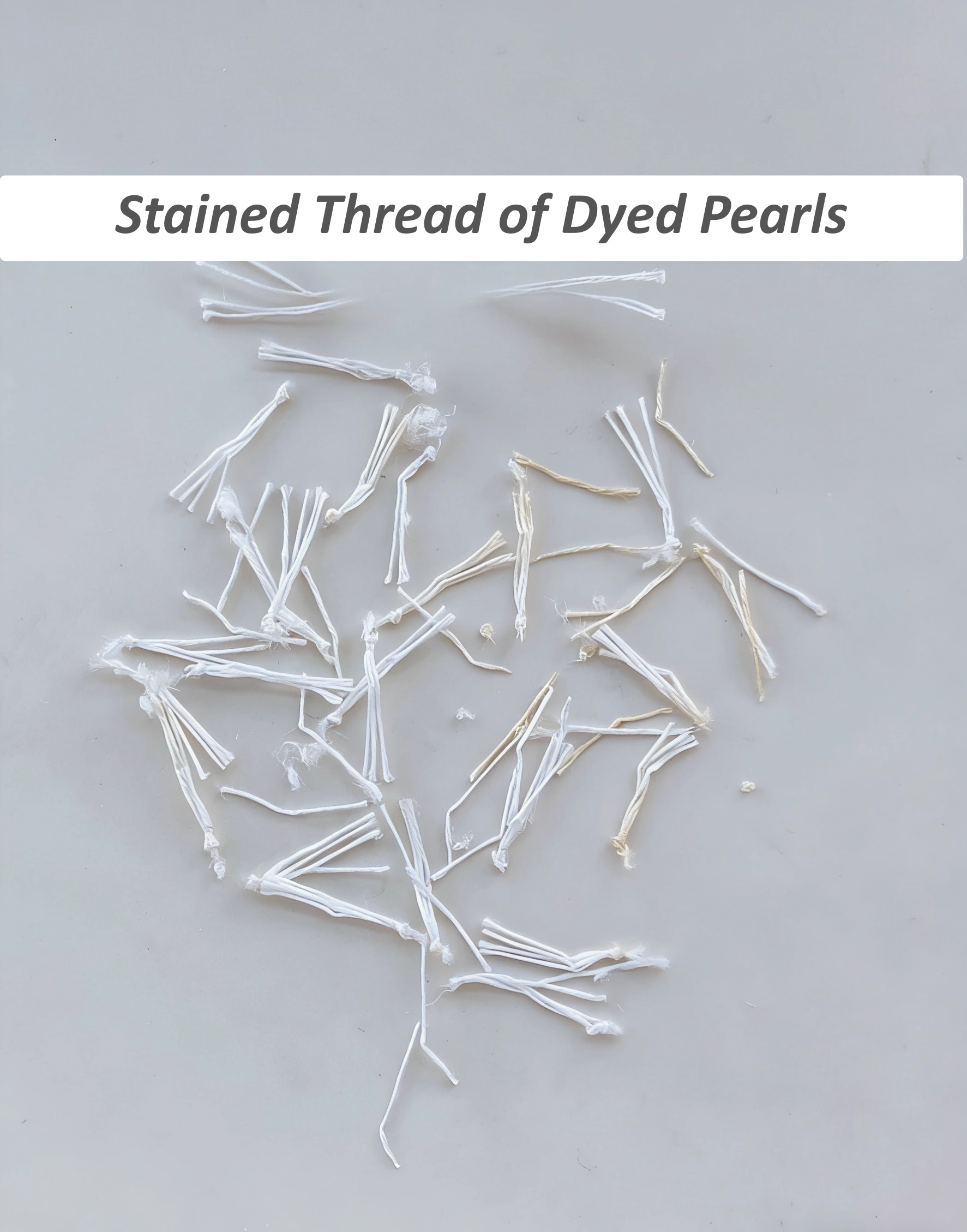 Stained Thread by the Dye
