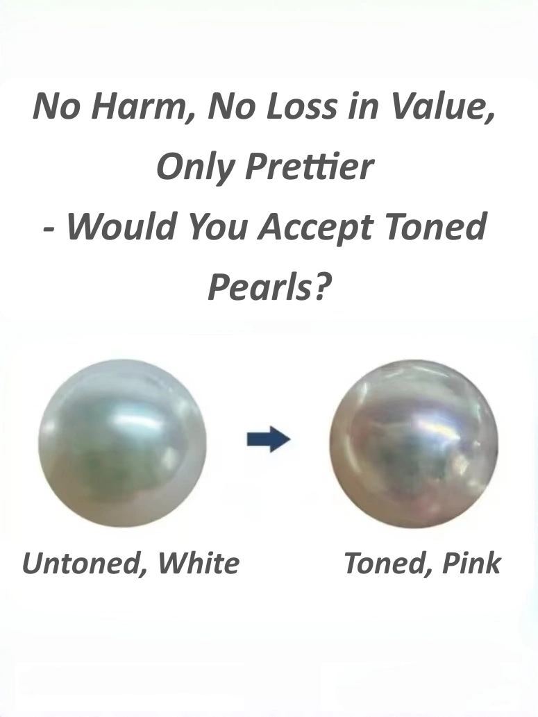 Toned Pearls: Subtle Pearl Color Enhancement