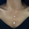 Star Pearl Necklace | Natural Freshwater Pearl Star Pendant - raffiepearls082