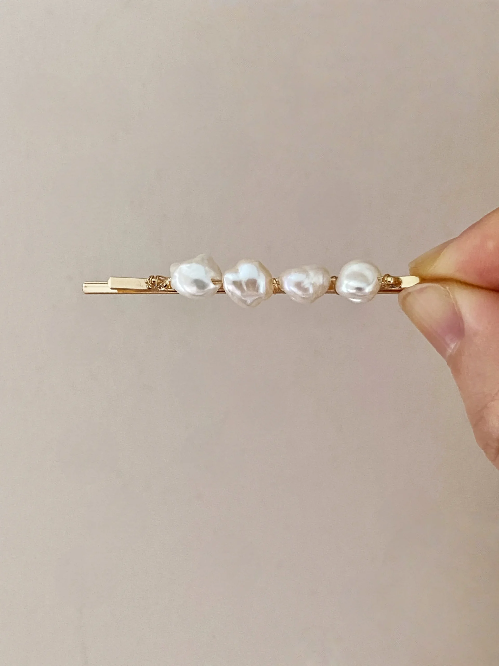 Pearl Hairpin | Handmade Freshwater Pearl Hair Clip